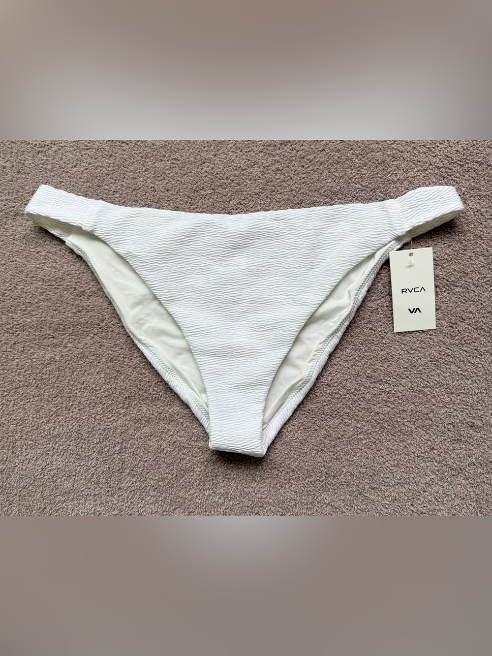 RVCA - La Jolla Bikini Bottom - WHITE
